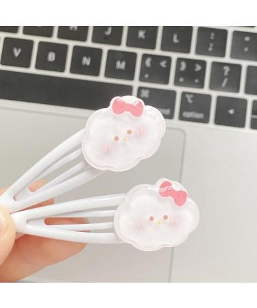 xbiez Cartoon Cloud Hair Pins for Teenagers InsStyle Hair Clip Girl Hair Barrettes Side Bangs Clip Children Hair Decoration 1P - Buy Online on GoSupps.com