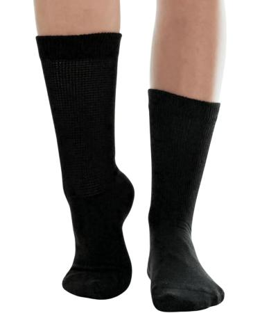 Orthoback NeuroVital Medical Diabetes & Neuropathy Stockings (39-42) - 3 Pairs in Black | International Shipping Available - Buy Online on GoSupps.com