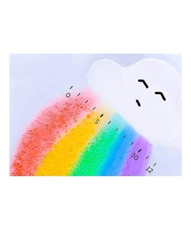 Ztoone rainbow cloud bathing bomb float on water & release lively rainbow paint moistened dry skin ideal for sparkling pool & whirlpool.Birthday daily gift idea for woman girlfriend ...