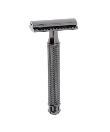 2 Set Classic Manual Double Edge Razor for Men - Black - Perfect for Daily Shaving - International Shipping Available - Buy Online on GoSupps.com