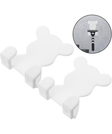 Buy Ifundom 2-Pack Wall Hooks for Razor Storage Perfect Shower Organizer & Holder Durable Plastic Razor Hanger for Easy Access - Buy Online on GoSupps.com