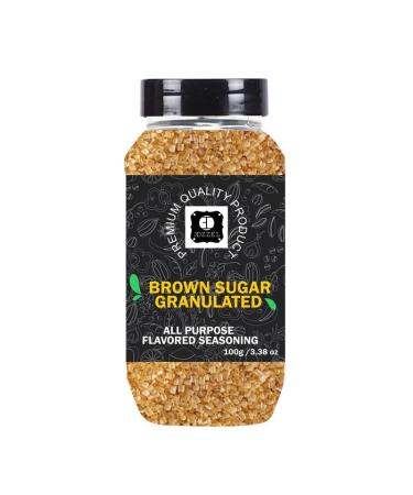 EDZZEL EDZZEL Premium Quality Natural Indian Brown Sugar Granulated 100g Box