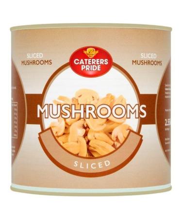 Caterers Pride Sliced Mushrooms in Brine 2.55kg