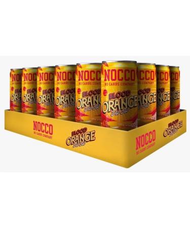 NOCCO BCAA DRINK | Blood Orange Del Sol 330 ml | BCAA | 105 mg caffeine | Energy drink | Buxtrade | Miscellaneous Quantities (6 cans) - Buy Online on GoSupps.com