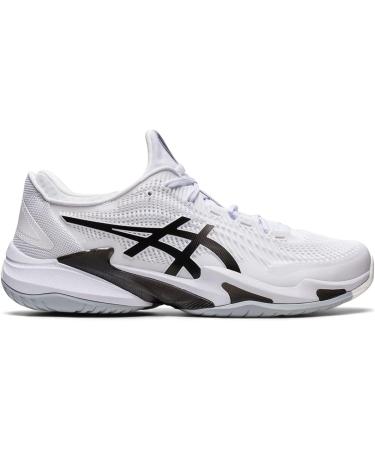 ASICS Men's Court FlyteFoam 3 Tennis Shoes - Size 10.5 White/Black - Buy Online on GoSupps.com