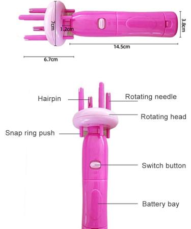 Automatic Hair Braiding Tool Hair Styling Tools Hair Braider Electric Hemp Flower Hair Braiding Device Hair Braiding Tool Machine for DIY Hair (Assorted Color) - Buy Online on GoSupps.com