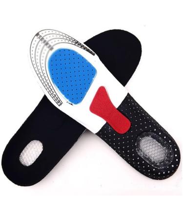 Breathable Cushioned Military Training Insoles | Cut-to-Fit EVA Sports Insoles for Men & Women - Sweat-Absorbing Comfort (Size 45 - Buy Online on GoSupps.com