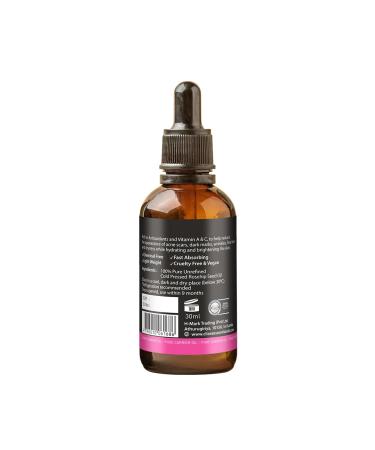 Buy Cold Pressed Rosehip Oil for Face - Natural Glow Highly Absorbent 1 Fl Oz | Best Carrier Oil for Skin Hair & Nails - Buy Online on GoSupps.com