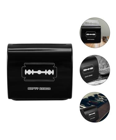 Minkissy 3-Stage Blade Storage Box | All-Purpose Meter Dispenser & Razor Disposal Case | Barbershop Collection | Metal Storage for Sharp Objects - Buy Online on GoSupps.com