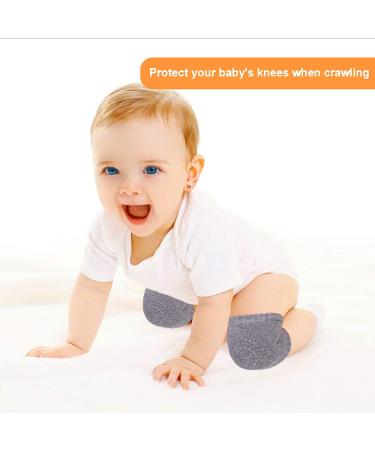 TORASO Baby Head Protector & Knee Pads for Crawling Infant Safety - Gray Star Design | Ages 6-36 Months - Buy Online on GoSupps.com