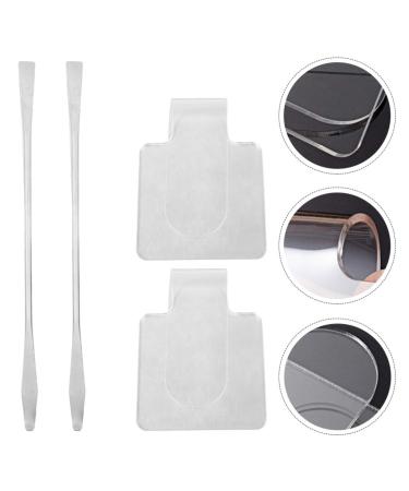 Uonlytech 2pc Nail Palette Pins - Clear Manicure Pocket Makeup Gadgets for Nail Art & Primer Scraping - Buy Online on GoSupps.com