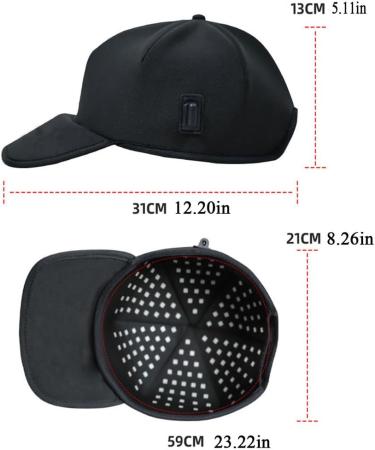 Version am lior e du Chapeau lumi re Rouge Chapeau de r g n ration des Cheveux lumi re Rouge Chapeau Portable r glage Intelligent 5 Vitesses - Buy Online on GoSupps.com