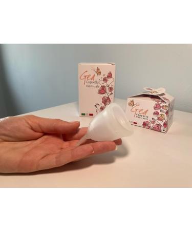 Gea Cup Size 2 Menstrual Cup with Sterilizer - Eco-Friendly Comfort Fit & Reusable | Buy Internationally - Buy Online on GoSupps.com