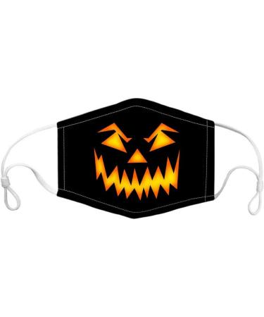 Riou Kinder Halloween Face Mask | Washable Cotton Scarf for Kids | Breathable Reusable Dustproof Protection - Buy Online on GoSupps.com