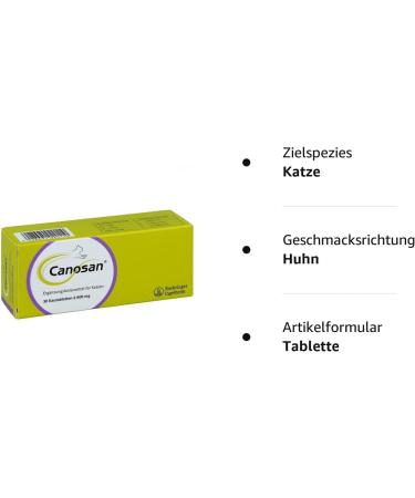 Buy Boehringer Ingelheim Canosan Cat 3 Pack | 3 x 30 Chewing Tablets 600mg | Joint Support Supplement for Cats - Shop Now! - Buy Online on GoSupps.com