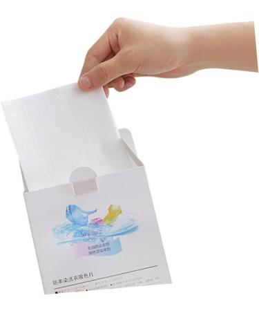POPETPOP 48 Pcs Laundry Paper Color Catcher Laundry Clothes Dye Paper for Clothes Washing Color Catcher Clothes Spot Stain Remover Grabber Stain Dye for Clothes Confetti Wash and Care As Shownx2pcs mediumx2pcs - Buy Online on GoSupps.com