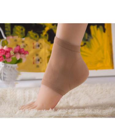 Buy Milist Silicone Socks - Anti-Slip Moisture-Care Gel Spa Socks for Heel Pain & Foot Care Protection (Skin Color) - International Shipping Available - Buy Online on GoSupps.com