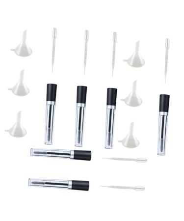 Beatifufu 2 18pcs Mascara Tube 10ml Empty Tube Funnel Dropper Mascara Tube with Wand Eyelash Growth Oil Tube