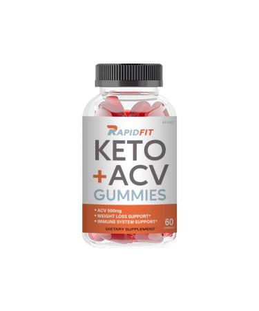 kivus RapidFit Keto ACV Gummies - Rapid Fit Keto Gummies (Single 60 Gummies)