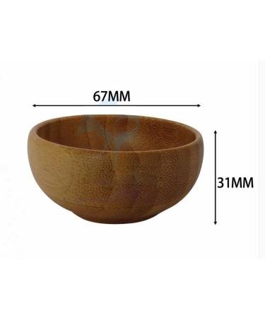 Eco-Friendly Bamboo Bowl and Spoon Set for Mixing Face Masks | Sustainable Makeup Mixing Bowl with Stirring Rod & Spatula - Buy Online on GoSupps.com