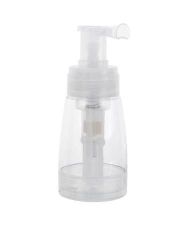 Mobestech Powder Spray Bottle Portable PE Transparent Plastic Bottle Talcum Powder Spray Bottle (Random nozzle color)