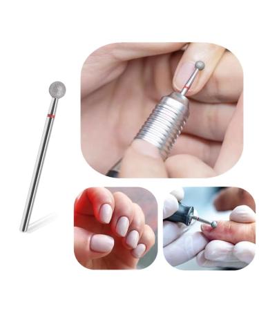 SQULIGT 6Pcs Nail Drill Bits - 3/32'' Ball Head Cuticle Clean Bit for Electric Nail File Machine - Ideal for Acrylic Manicure & Pedicure - Nail Salon Supply - Buy Online on GoSupps.com