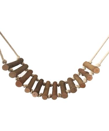 Climbing Wood Ladder Big Swing Bird Toys for Parrots | Kakadu Nymphensittiche Finch & More - Perfect for Hamsters & Mice - Buy Online on GoSupps.com