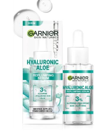 Garnier Skin Naturals Hyaluronic Aloe Replumping Super Serum  30ml - Buy Online on GoSupps.com