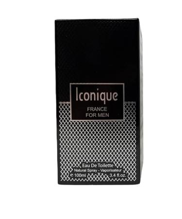 Iconique for Men (FC) Eau de Toilette 3.4 Fl. Oz. Woody Spicy fragrance for men. - Buy Online on GoSupps.com