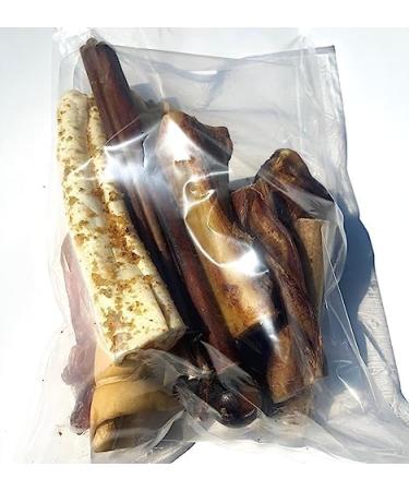 MEGA Mix Dog CHEW Bag - *(Large/XL Dog)* - All Natural Dog Chews and Treats - Bully Stick - Himalayan Yak Chews - Beef Cheek Rolls - Beef Ears & More - for Dogs - Buy Online on GoSupps.com