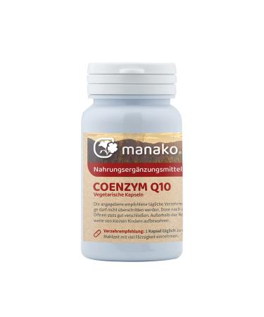 manako high-quality Kaneka Coenzyme Q10 90 vegetarian capsules 100 mg 1 pack (1 x 29 g)
