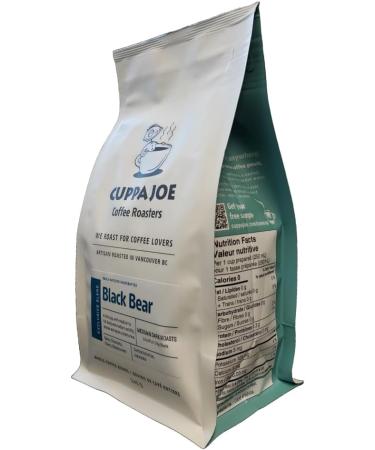 CuppaJoe Coffee Roasters Black Bear Blend Medium & Dark Roasts Whole Beans 340g - Buy Online on GoSupps.com