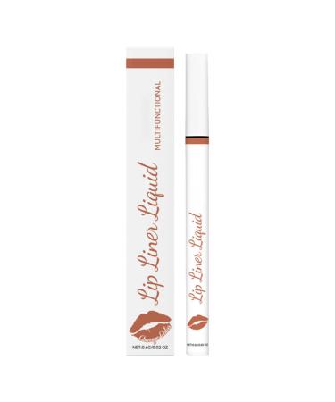 Jingmiger Long-lasting lip pencil - Stained and long-lasting - Waterproof lip color - For women and girls - For parties the office travel home everyday wear Valentine's Day