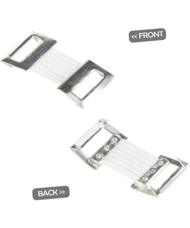 Buy Healifty 100Pcs Elastic Aluminum Buckle Replacement Clips - Durable Metal Clip for Sport Tape - White Accessories with High Elasticity - International Shipping Available - Buy Online on GoSupps.com