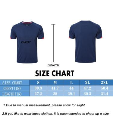 Huakang 5 Pack Men's Sport T-Shirts - Quick-Drying Fitness Shirts for Gym Running & Training - Black White Gray Blue Navy - Buy Online on GoSupps.com