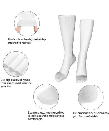 Fashion Compression Socks - Performance Polyester Athletic Crew Socks for Running - Green Eggshell_16 - Buy Online on GoSupps.com