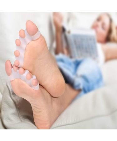 Toe Separators Spacers for Men and Women - Bunion Pads Yoga Toes Hammer Toe Corrector (Pink) - Buy Online on GoSupps.com