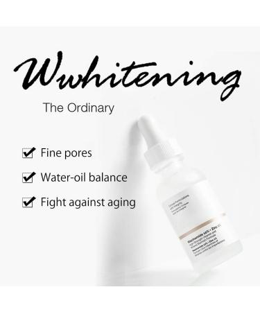 Congci Face Serum 10% Niacinamide + 1% Zinc Whitening Cleanser Oil Control Brightening Complexion Skin Essence Emulsion 30ML  - Buy Online on GoSupps.com