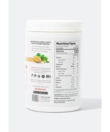 TB12 Plant Based Protein Powder | 24g Vegan Pea Protein | Low Sugar & Carb | Non-GMO | Meal Replacement | Keto & Paleo Friendly | Sugar Free | Vanilla Flavor - 30 Servings/2.12lbs - Buy Online on GoSupps.com