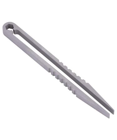 Mini Tweezers Portable EDC Alloy Tweezers Outdoor Survival Tweezers for Outdoor Survival Camping Travel Junkies