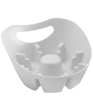 Plumb Craft Universal Plunger Holder Drip Tray, White (1 Pack)