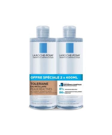 La Roche-Posay Toleriane Eau Micellaire Peaux R actives 2x400ml