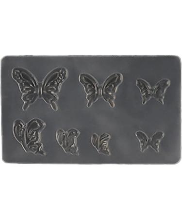 High Toughness Silicone Nail Carving Mold - 3D Bear & Butterfly Manicure Tools for Creative Home Nail Art - Buy Online on GoSupps.com