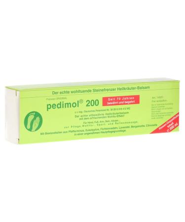 2 x Pedimol 200 Steinefrenzer Medicinal Herb Balm - Buy Online on GoSupps.com