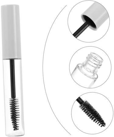 BIUDECO 11pcs Eyelash Tube Liquid Containers Clear Eyelash Wand Tube Portable Mascara Tube Baby Face Brush - Buy Online on GoSupps.com