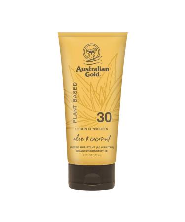 Australian Gold Plant Based Spf 30 Lotion  6 ounces 6 Fl Oz (Pack of 1)