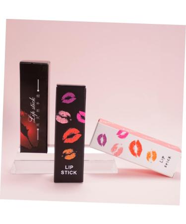 Buy Beatifufu 50pcs Lipstick Box Organizer | Kraft Paper Lip Balm & Lip Gloss Packaging Pink Tube Design | International Shipping Available - Buy Online on GoSupps.com