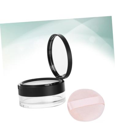 Housoutil 2pi ces Bo te Portable Avec Miroir Et ponge Rangement Pratique Pour Maquillage Pour 7*3.8cmx2pcs noirx2pcs - Buy Online on GoSupps.com