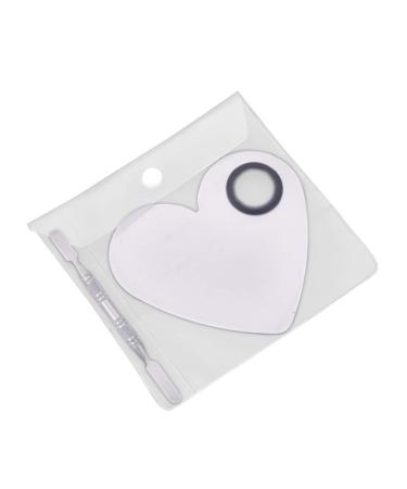 Hivexagon Heart-Shaped Mixing Palette & Spatula for Makeup & Nail Art - M-BT061 | International Shipping Available - Buy Online on GoSupps.com