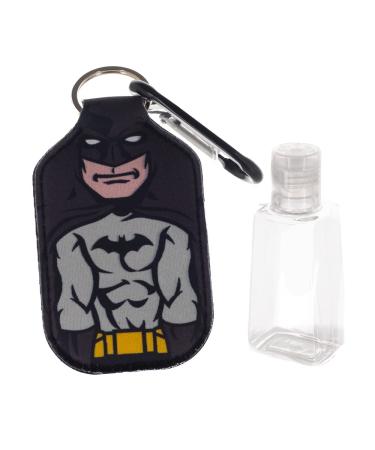 Batman Keychain with Hand Sanitizer Bottle Holder